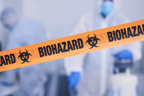 Professional Biohazard technician working in Ault, CO